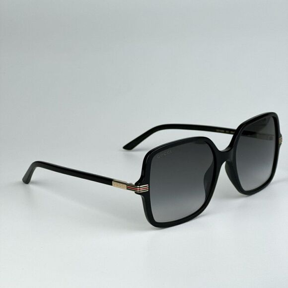 NEW Gucci GG1449S 001 Black Grey Women Square Sunglasses GG 1449S main image 10